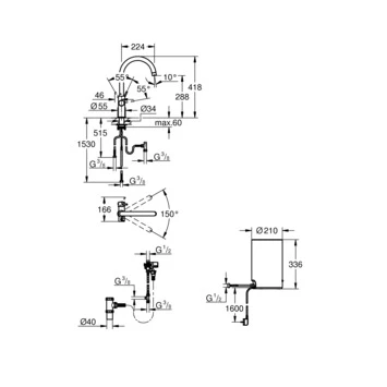Grohe Red Compact Keukenkraan met C-uitloop en 4 liter Kokend Water Boiler Chroom Grohe Red Compact Keukenkraan Met C-uitloop En 4 Liter Kokend Water Boiler Chroom -Badkamerwinkel Voor Thuis 123 7109