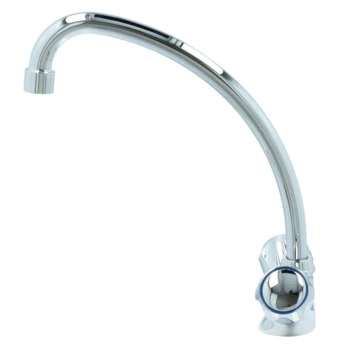 Handson Keukenkraan Thomas 2-knops Chroom met uitloop 235mm Handson Keukenkraan Thomas 2-knops Chroom Met Uitloop 235mm -Badkamerwinkel Voor Thuis 123 7136