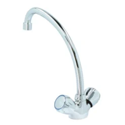 Handson Keukenkraan Thomas 2-knops Chroom Met Uitloop 235mm 2 Handson Keukenkraan Thomas 2-knops Chroom Met Uitloop 235mm -Badkamerwinkel Voor Thuis 123 7137