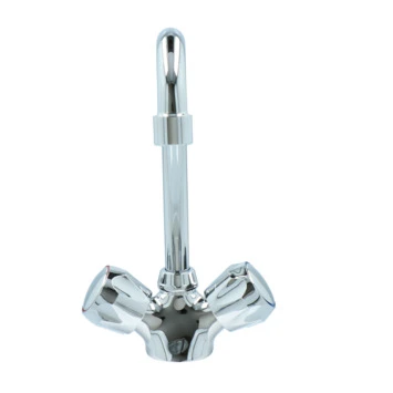 Handson Keukenkraan Thomas 2-knops Chroom met uitloop 235mm Handson Keukenkraan Thomas 2-knops Chroom Met Uitloop 235mm -Badkamerwinkel Voor Thuis 123 7142
