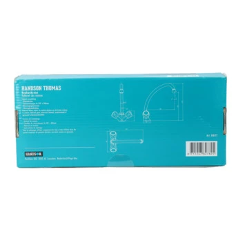 Handson Keukenkraan Thomas 2-knops Chroom met uitloop 235mm Handson Keukenkraan Thomas 2-knops Chroom Met Uitloop 235mm -Badkamerwinkel Voor Thuis 123 7147
