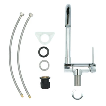 Atlantic keukenkraan Carson inklapbaar met hendel Chroom Atlantic Keukenkraan Carson Inklapbaar Met Hendel Chroom -Badkamerwinkel Voor Thuis 123 7185