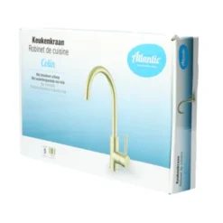 Atlantic Keukenkraan Colin Met Hendel Messing -Badkamerwinkel Voor Thuis 123 7202