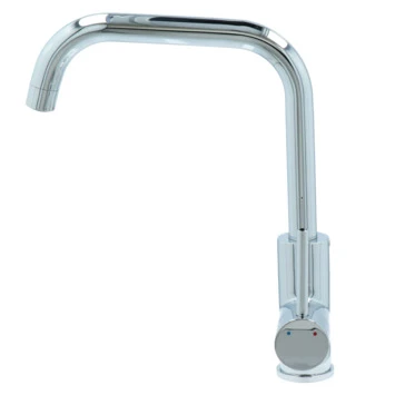 Handson keukenkraan Olivier met hendel chroom Handson Keukenkraan Olivier Met Hendel Chroom -Badkamerwinkel Voor Thuis 123 7226