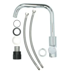 Handson Keukenkraan Olivier Met Hendel Chroom 9 Handson Keukenkraan Olivier Met Hendel Chroom -Badkamerwinkel Voor Thuis 123 7234