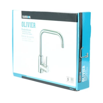Handson keukenkraan Olivier met hendel chroom Handson Keukenkraan Olivier Met Hendel Chroom -Badkamerwinkel Voor Thuis 123 7235