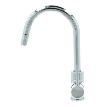 Atlantic keukenkraan Jeremy met hendel en uittrekbare sproeikop Chroom Atlantic Keukenkraan Jeremy Met Hendel En Uittrekbare Sproeikop Chroom -Badkamerwinkel Voor Thuis 123 7238