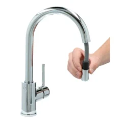 Atlantic Keukenkraan Jeremy Met Hendel En Uittrekbare Sproeikop Chroom 10 Atlantic Keukenkraan Jeremy Met Hendel En Uittrekbare Sproeikop Chroom -Badkamerwinkel Voor Thuis 123 7247