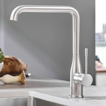 GROHE keukenkraan Essence L-size met hendel Supersteel GROHE Keukenkraan Essence L-size Met Hendel Supersteel -Badkamerwinkel Voor Thuis 123 7254