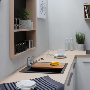 Hansgrohe keukenkraan Focus M43 met hendel Chroom 100 Hansgrohe Keukenkraan Focus M43 Met Hendel Chroom 100 -Badkamerwinkel Voor Thuis 123 7274