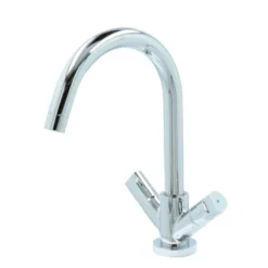 Aqualino Keukenkraan Fortore 2-knops Chroom