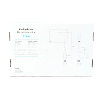 Atlantic keukenkraan Colin met hendel Chroom Atlantic Keukenkraan Colin Met Hendel Chroom -Badkamerwinkel Voor Thuis 123 7314