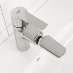 Grohe Wastafelkraan Start M-size Uittrekbaar QuickFix Chroom -Badkamerwinkel Voor Thuis 123 7331