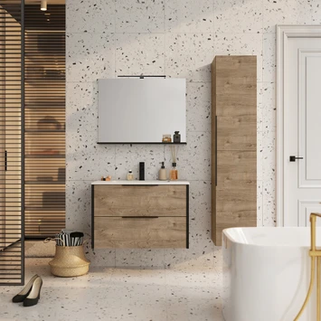 Atlantic kolomkast Aria Canela Eiken Atlantic kolomkast Aria Canela Eiken -Badkamerwinkel Voor Thuis 123 736