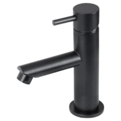Differnz Wastafelkraan Met Hendel Mat Zwart