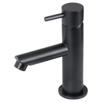 Differnz wastafelkraan met hendel mat zwart Differnz Wastafelkraan Met Hendel Mat Zwart -Badkamerwinkel Voor Thuis 123 7409