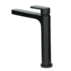 Absolut Wastafelkraan Iode Medium Met Hendel En Waste Zwart -Badkamerwinkel Voor Thuis 123 7438