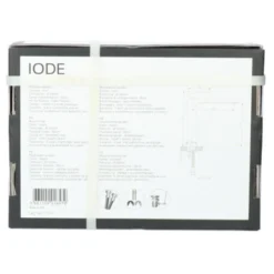 Absolut Wastafelkraan Iode Medium Met Hendel En Waste Zwart -Badkamerwinkel Voor Thuis 123 7446