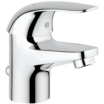 GROHE wastafelkraan Swift S-size met hendel en waste Chroom GROHE Wastafelkraan Swift S-size Met Hendel En Waste Chroom -Badkamerwinkel Voor Thuis 123 7447