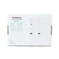 Atlantic Wastafelkraan Spencer Met Hendel RVS 12 Atlantic Wastafelkraan Spencer Met Hendel RVS -Badkamerwinkel Voor Thuis 123 7465