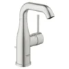 GROHE Wastafelkraan Essence M-size Met Hendel En Waste Supersteel