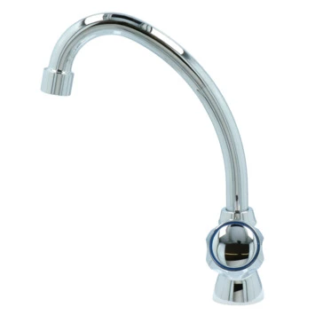 Handson Fonteinkraan Thomas C-uitloop met Draaiknop Chroom Handson Fonteinkraan Thomas C-uitloop Met Draaiknop Chroom -Badkamerwinkel Voor Thuis 123 7505