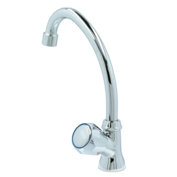 Handson Fonteinkraan Thomas C-uitloop met Draaiknop Chroom Handson Fonteinkraan Thomas C-uitloop Met Draaiknop Chroom -Badkamerwinkel Voor Thuis 123 7506