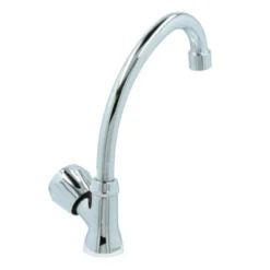 Handson Fonteinkraan Thomas C-uitloop Met Draaiknop Chroom 4 Handson Fonteinkraan Thomas C-uitloop Met Draaiknop Chroom -Badkamerwinkel Voor Thuis 123 7508