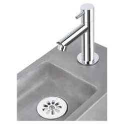 Differnz Fonteinkraan Recht Chroom -Badkamerwinkel Voor Thuis 123 7524