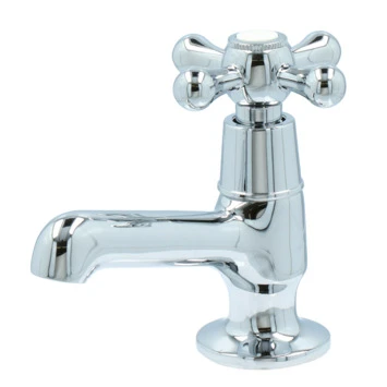 Handson Fonteinkraan Louise met Draaiknop Chroom Handson Fonteinkraan Louise Met Draaiknop Chroom -Badkamerwinkel Voor Thuis 123 7533