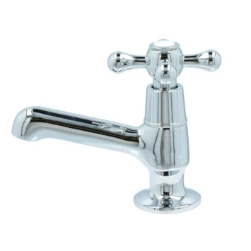 Handson Fonteinkraan Louise met Draaiknop Chroom Handson Fonteinkraan Louise Met Draaiknop Chroom -Badkamerwinkel Voor Thuis 123 7534