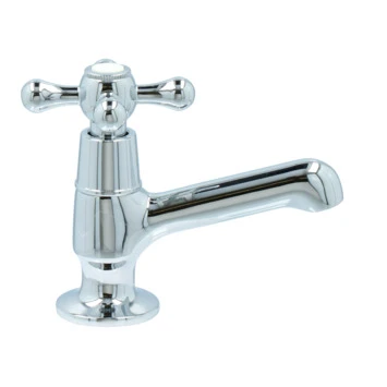 Handson Fonteinkraan Louise met Draaiknop Chroom Handson Fonteinkraan Louise Met Draaiknop Chroom -Badkamerwinkel Voor Thuis 123 7538