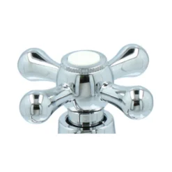 Handson Fonteinkraan Louise Met Draaiknop Chroom 8 Handson Fonteinkraan Louise Met Draaiknop Chroom -Badkamerwinkel Voor Thuis 123 7541