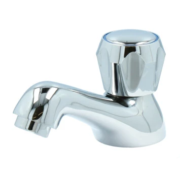 Handson Fonteinkraan Thomas lage uitloop met Draaiknop Chroom Handson Fonteinkraan Thomas Lage Uitloop Met Draaiknop Chroom -Badkamerwinkel Voor Thuis 123 7547