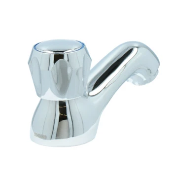 Handson Fonteinkraan Thomas lage uitloop met Draaiknop Chroom Handson Fonteinkraan Thomas Lage Uitloop Met Draaiknop Chroom -Badkamerwinkel Voor Thuis 123 7551