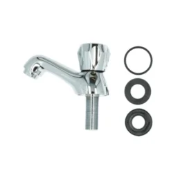 Handson Fonteinkraan Thomas Lage Uitloop Met Draaiknop Chroom 8 Handson Fonteinkraan Thomas Lage Uitloop Met Draaiknop Chroom -Badkamerwinkel Voor Thuis 123 7555