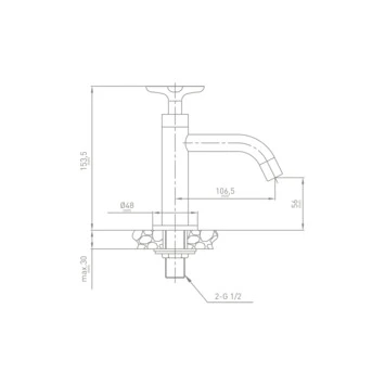 Van Marcke Fonteinkraan Sign met Draaiknop Chroom Van Marcke Fonteinkraan Sign Met Draaiknop Chroom -Badkamerwinkel Voor Thuis 123 7574