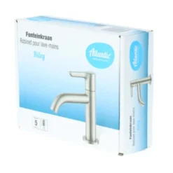 Atlantic Fonteinkraan Riley Met Hendel RVS 9 Atlantic Fonteinkraan Riley Met Hendel RVS -Badkamerwinkel Voor Thuis 123 7606