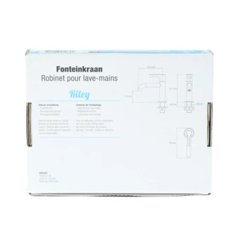 Atlantic fonteinkraan Riley met hendel RVS Atlantic Fonteinkraan Riley Met Hendel RVS -Badkamerwinkel Voor Thuis 123 7607