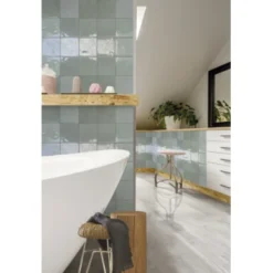 Wandtegel Sava Blauw 13x13 Cm 1m² 3 Wandtegel Sava Blauw 13x13 Cm 1m² -Badkamerwinkel Voor Thuis 123 7642