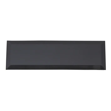 Wandtegel Metro zwart 10x30 cm 0,9m² Wandtegel Metro Zwart 10x30 Cm 0,9m² -Badkamerwinkel Voor Thuis 123 7678