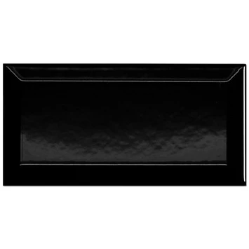 Wandtegel Metro Zwart 10x20 cm 0,96 m² Wandtegel Metro Zwart 10x20 Cm 0,96 M² -Badkamerwinkel Voor Thuis 123 7746