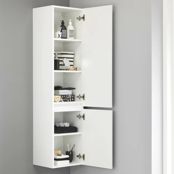 Tiger Karlo kolomkast sneeuwwit 160 cm Tiger Karlo Kolomkast Sneeuwwit 160 Cm -Badkamerwinkel Voor Thuis 123 776