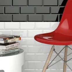 Wandtegel Metro Wit 7,5x15 Cm 0,5 M² 2 Wandtegel Metro Wit 7,5x15 Cm 0,5 M² -Badkamerwinkel Voor Thuis 123 7763