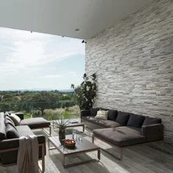 GAMMA Wandtegel Kristianstad Wit 11x45 Cm - 1,19m²/pak -Badkamerwinkel Voor Thuis 123 7788