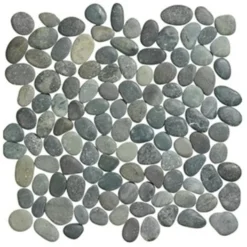 Nature Stone Pebble Antraciet 30x30 Cm 1 M²