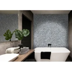 Nature Stone Pebble Antraciet 30x30 Cm 1 M² 4 Nature Stone Pebble Antraciet 30x30 Cm 1 M² -Badkamerwinkel Voor Thuis 123 7793