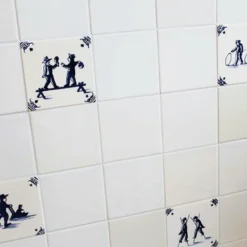 Wandtegel Dokkums Oud Wit 13x13 Cm 0,51 M² -Badkamerwinkel Voor Thuis 123 7819