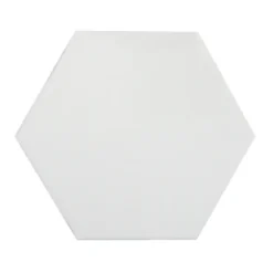 Wandtegel Rustic Hexagon Glans Wit 15x15 Cm 0,85m²
