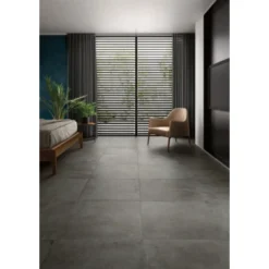 Vloertegel/wandtegel Bergen Antraciet 60x60 Cm 1,44m² 2 Vloertegel/wandtegel Bergen Antraciet 60x60 Cm 1,44m² -Badkamerwinkel Voor Thuis 123 7991